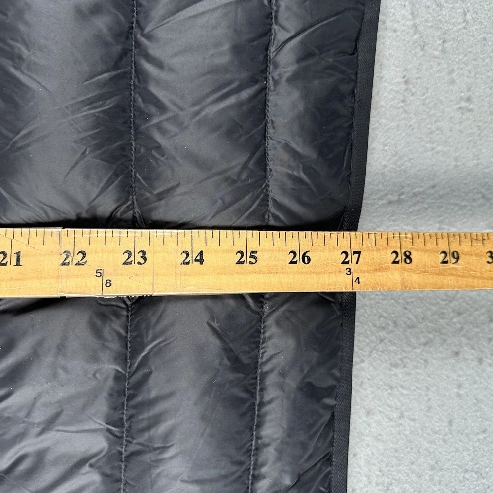 Eddie Bauer Down 650 Vest Men's XL Black Puffer Full Zip‎ Insulated Cirruslite